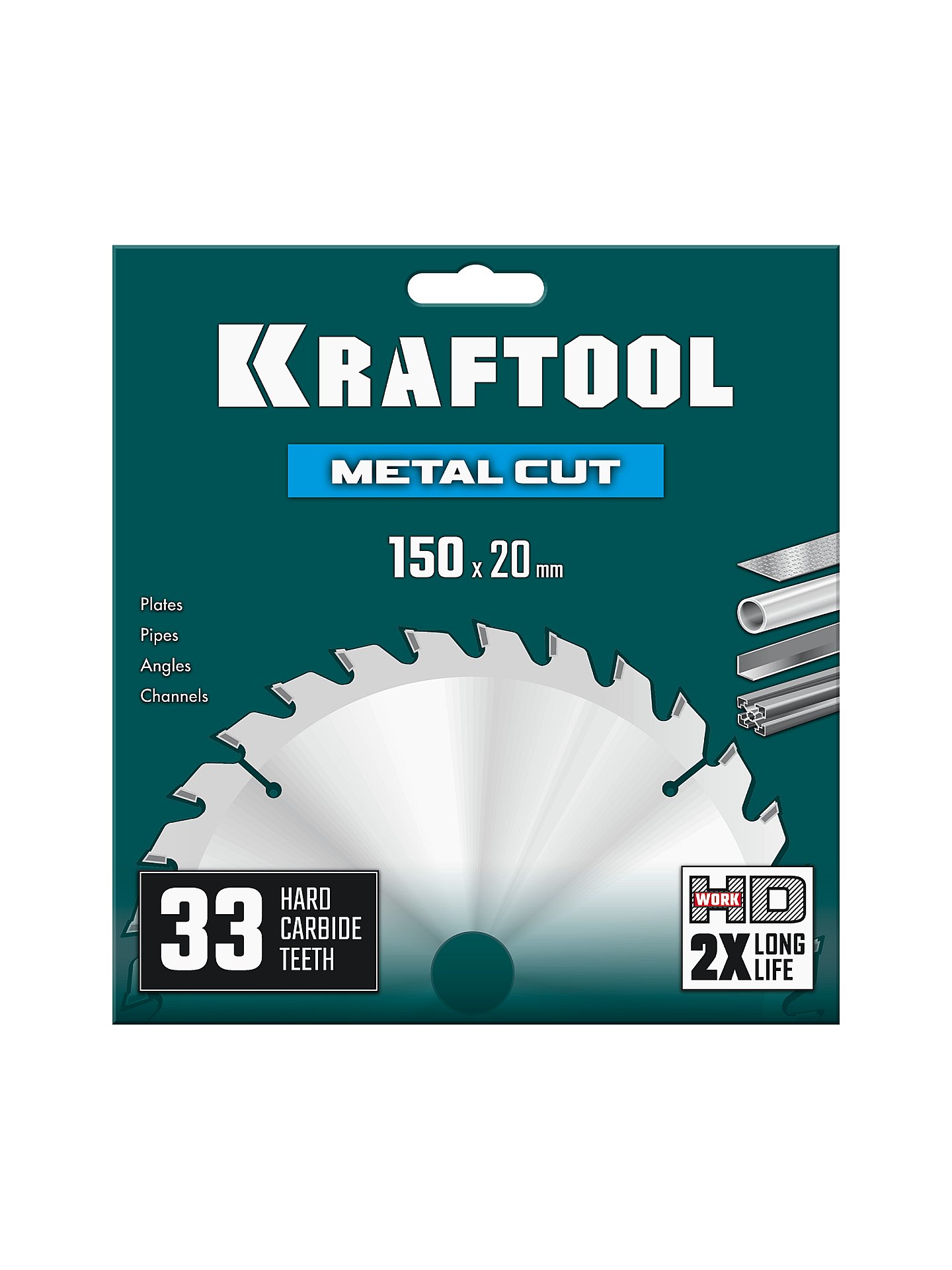 KRAFTOOL Metal Cut 150 х 20 мм, 33Т, диск пильный по металлу и стали (36954-150-20-33)