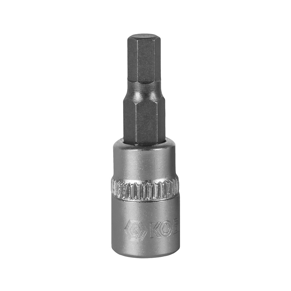 Головка торцевая со вставкой КОБАЛЬТ 1/4", HEX5, CR-V, подвес (923-484)