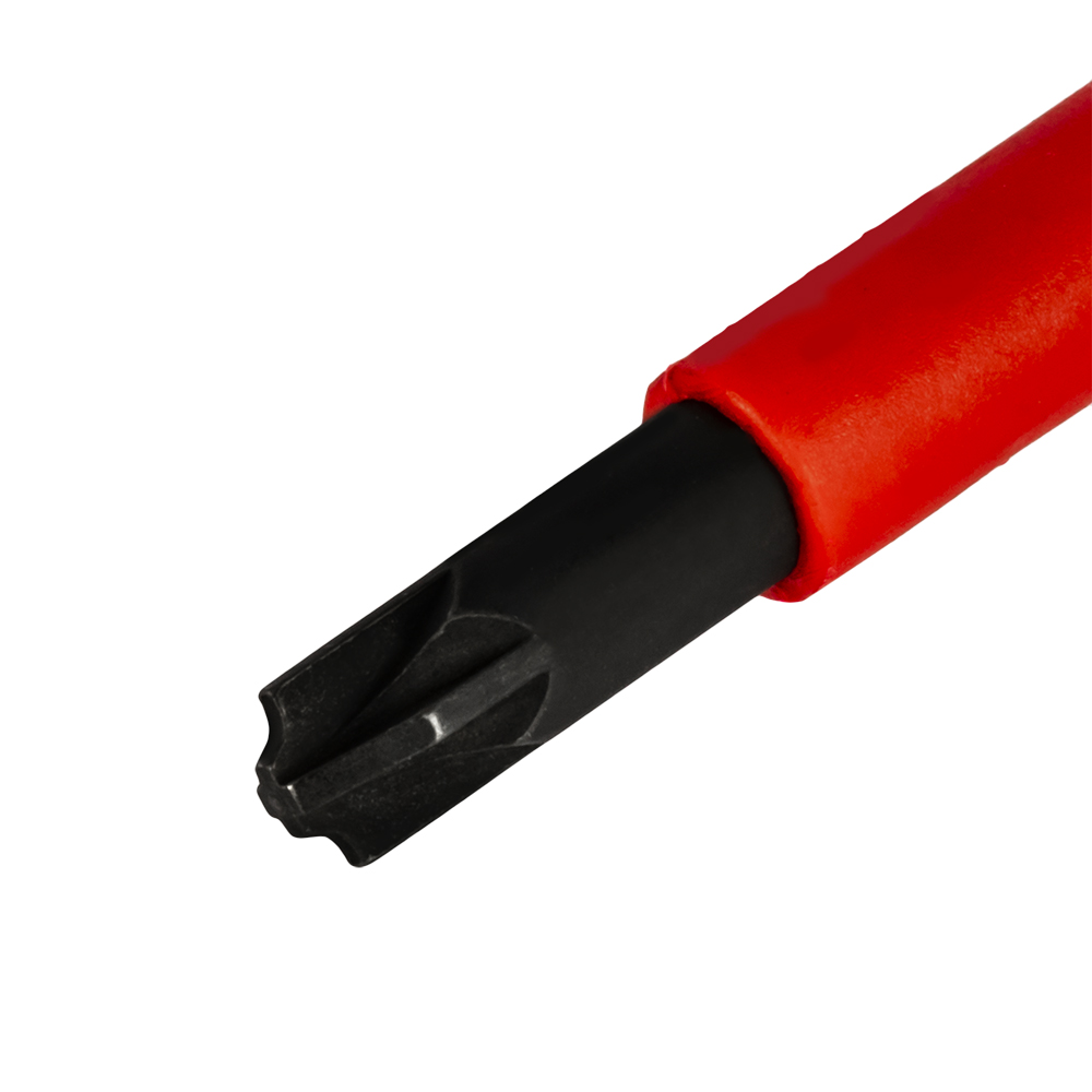 Отвертка диэлектрическая КОБАЛЬТ Ultra Grip FL/PZ-2 х 100 мм CR-V, двухкомпонентная рукоятка
