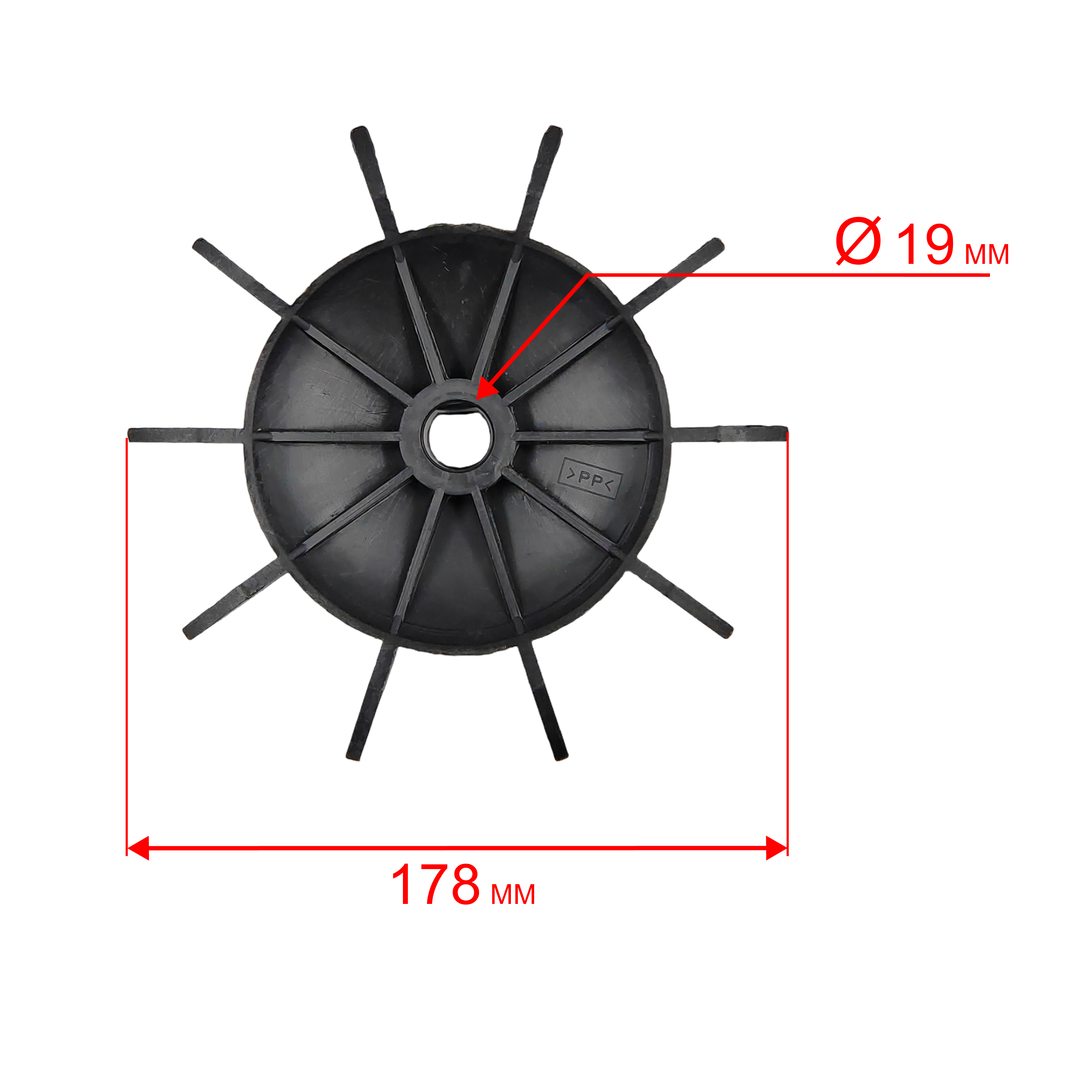 Крыльчатка QUATTRO ELEMENTI КМ50-380 (248-504-037), шт