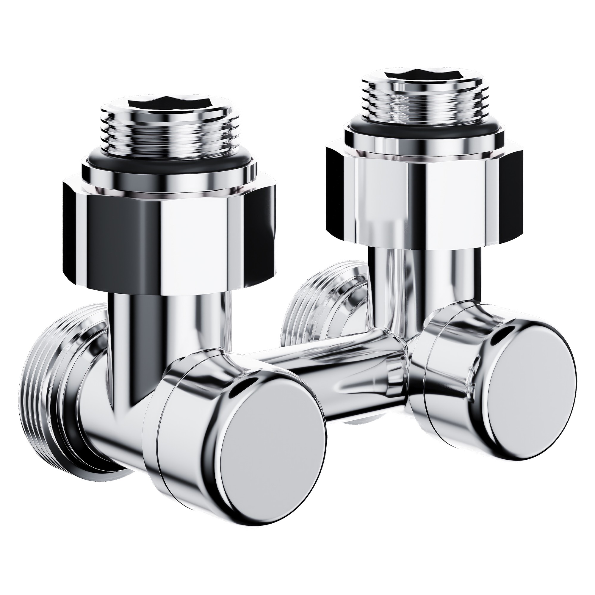 Узел нижнего подключения Royal Thermo Design угловой 1/2"х3/4" EK (хром)