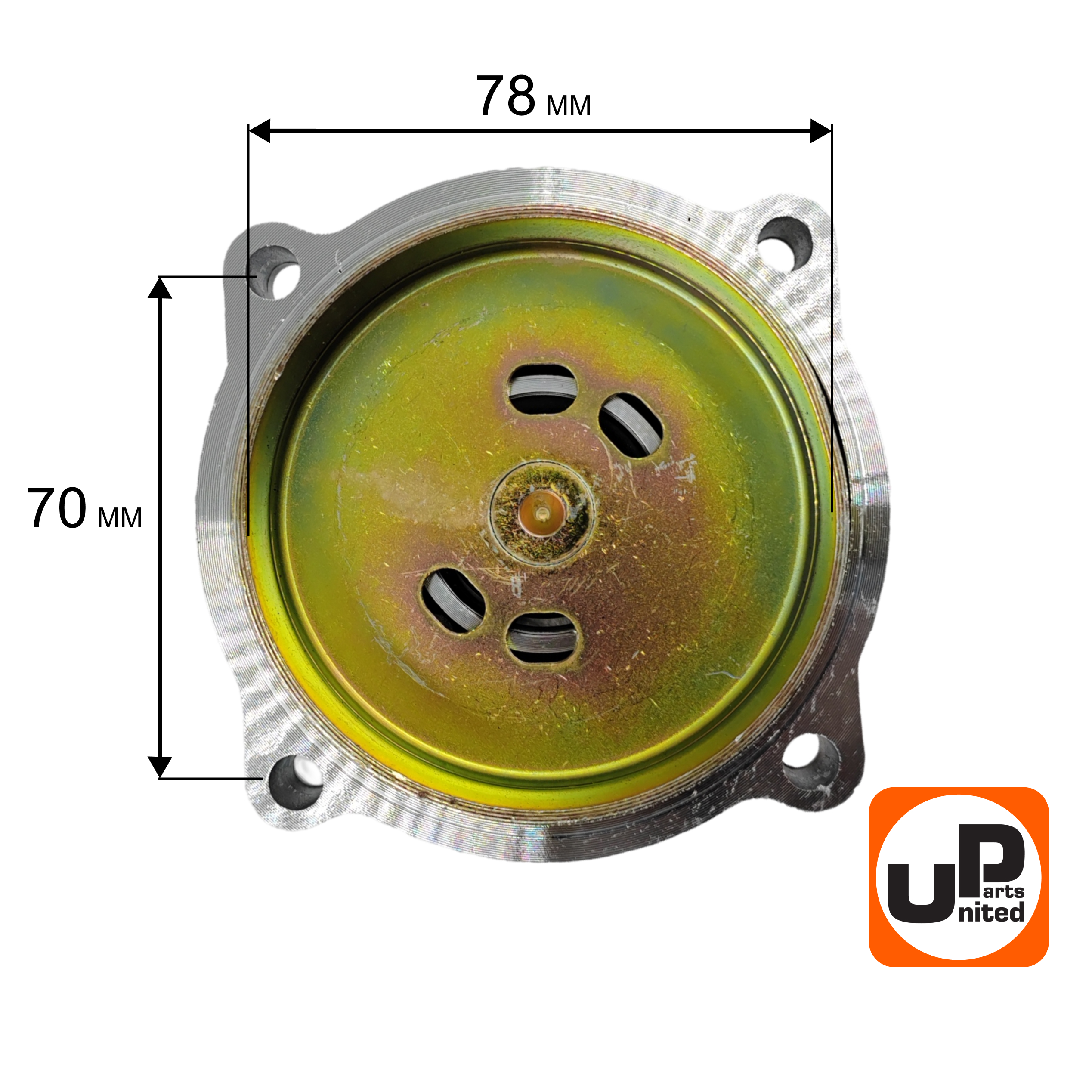 Корпус сцепления UNITED PARTS для триммеров 33-52 куб.см. 26мм квадрат (90-1243), шт