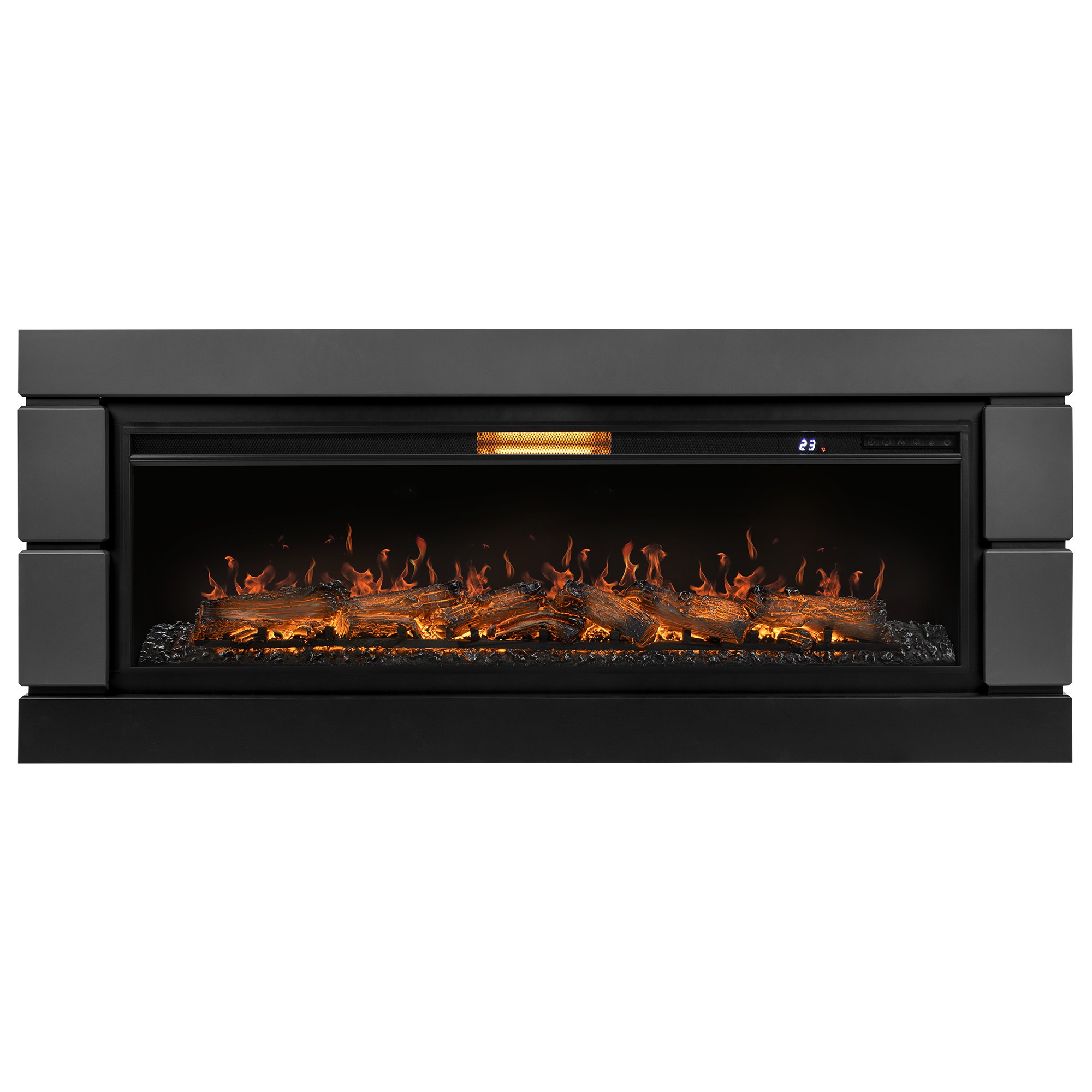 Каминокомплект: Очаг Royal Thermo Aurora RTFP/P-AR60LS, портал Moderno 60, графит