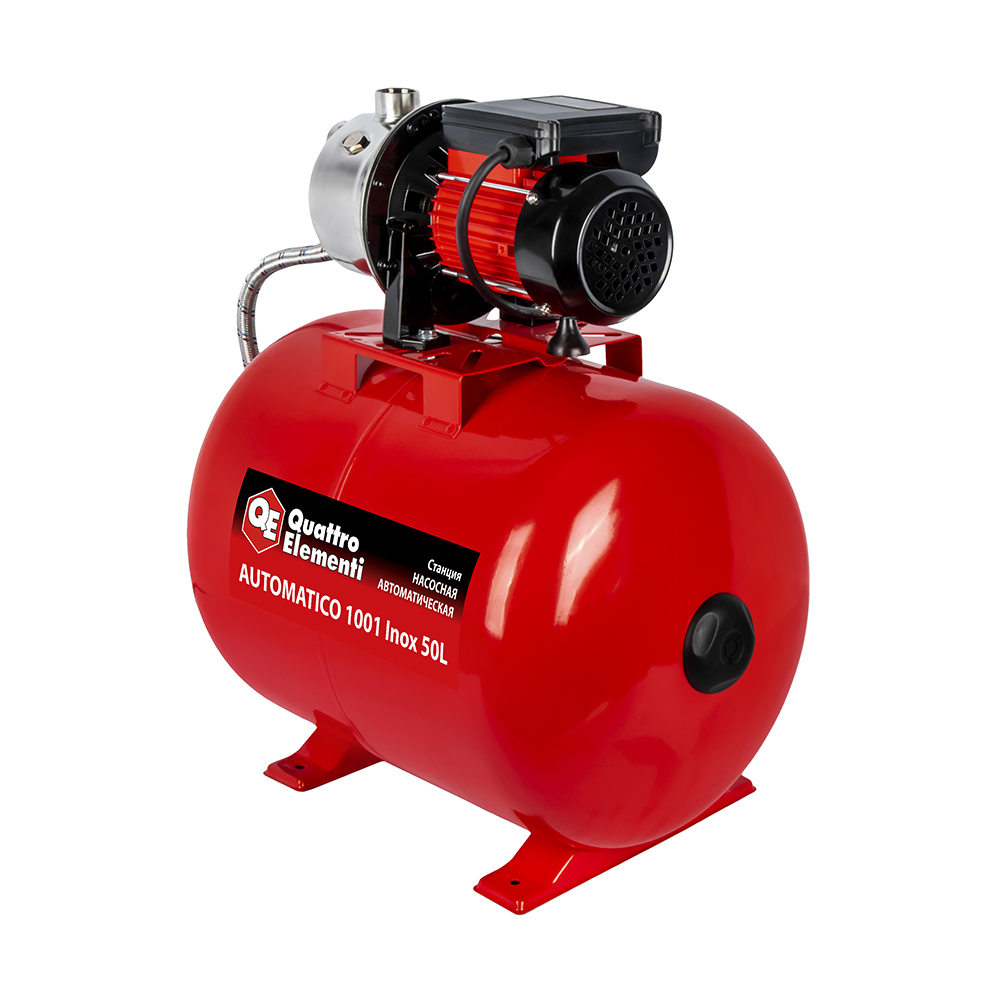 Насосная станция QUATTRO ELEMENTI Automatico 1001 Inox 50 L 910-225