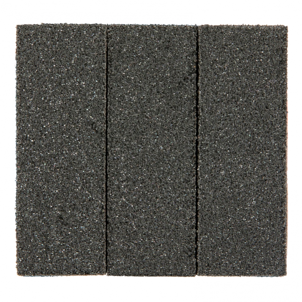 Губка для шлифования, 100 х 70 х 25 мм, мягкая, 3 шт, P 60/80, P 60/100, P 80/120 Matrix