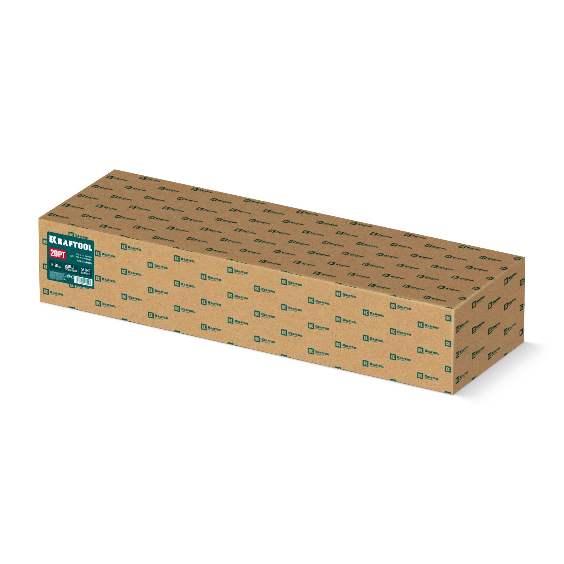 KRAFTOOL 20 PT, плавный гиб, на подшипнике, ручной станок для гибки арматуры (23300)