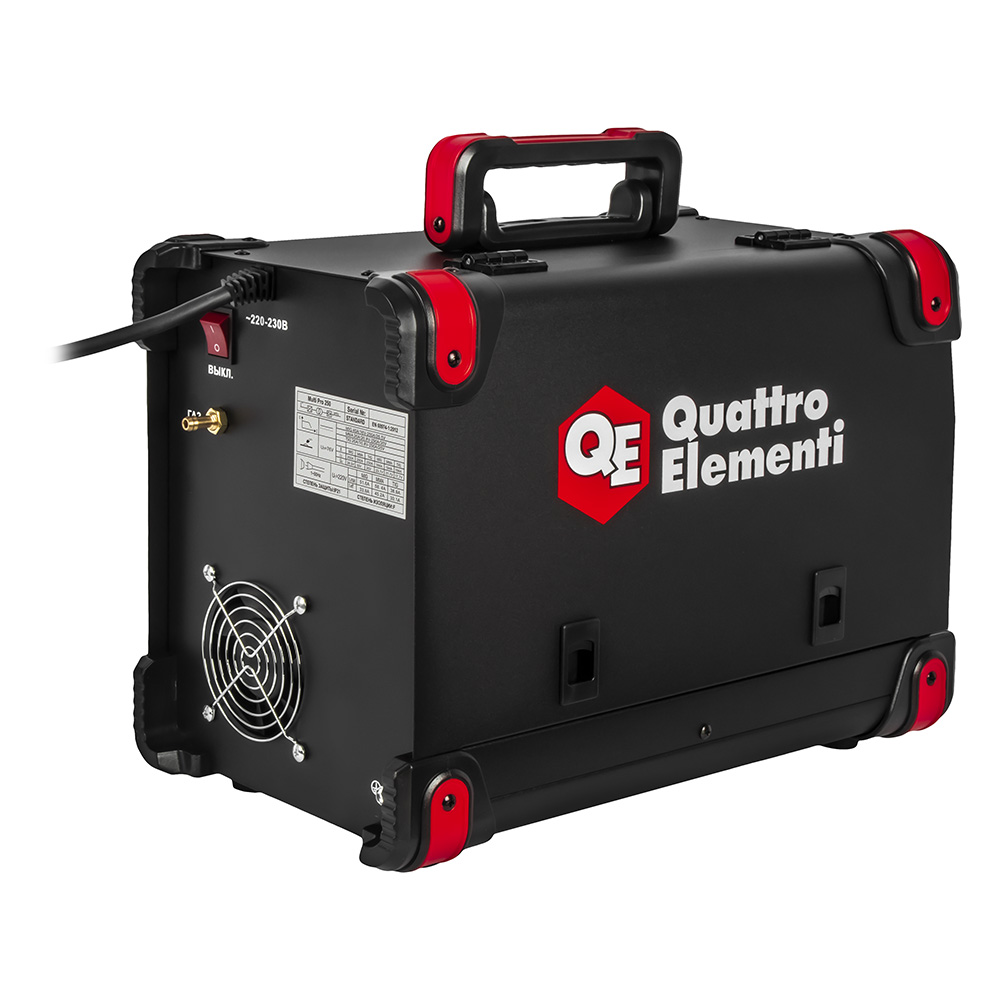 Аппарат полуавтомат. сварки, инвертор QUATTRO ELEMENTI Multi Pro 250 (250A, 3 вида сварки MIG/TIG/MMA, кат. 5кг, дисплей) (920-810), шт