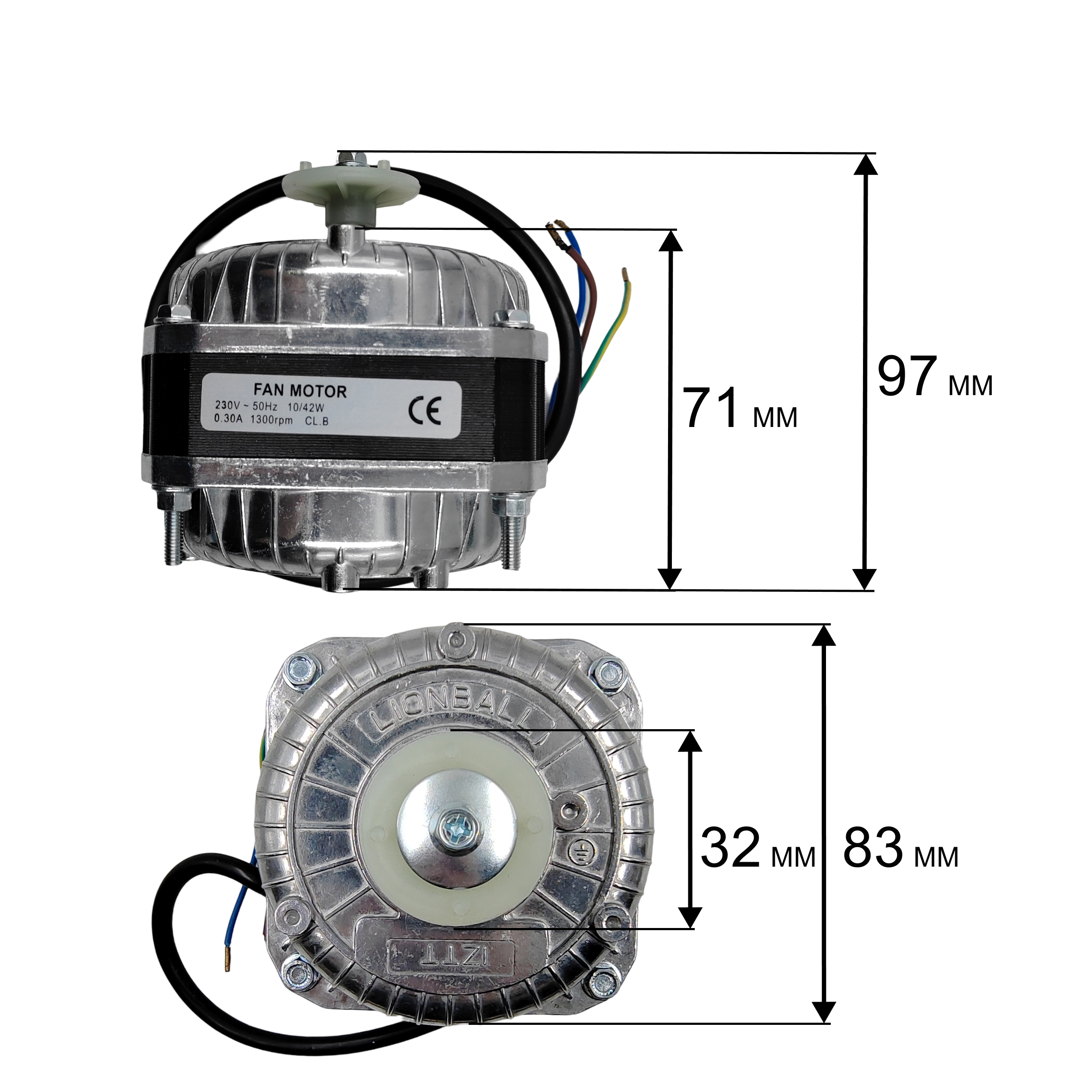 Двигатель эл. переменного тока QUATTRO ELEMENTI QE-9000E YJF10-00 42W / 0.30A -->772-258-011, шт