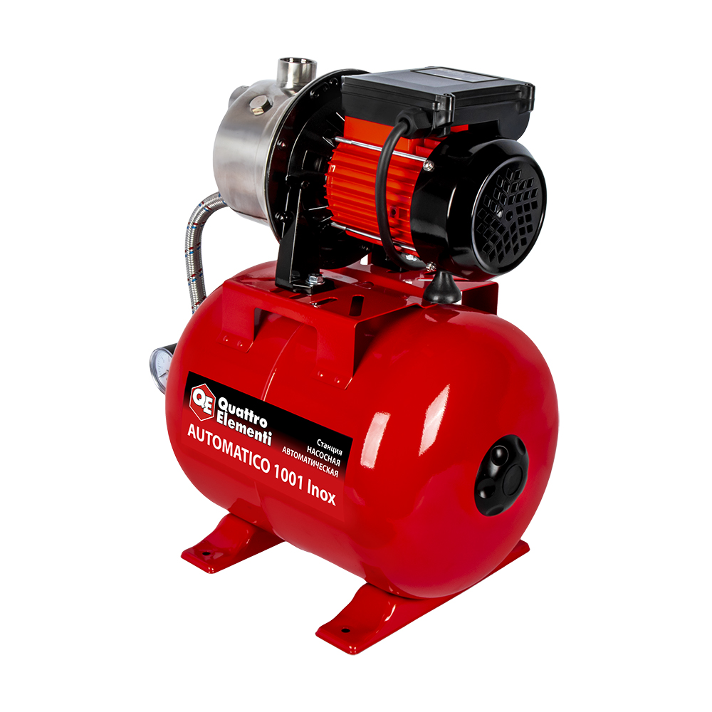 Насосная станция QUATTRO ELEMENTI Automatico 1001 Inox 910-218