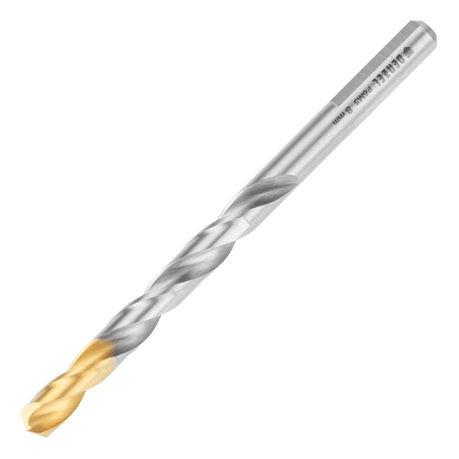 Набор сверл по металлу, 2-8мм, Р6М5-TiN, Golden Tip, 6 шт Denzel