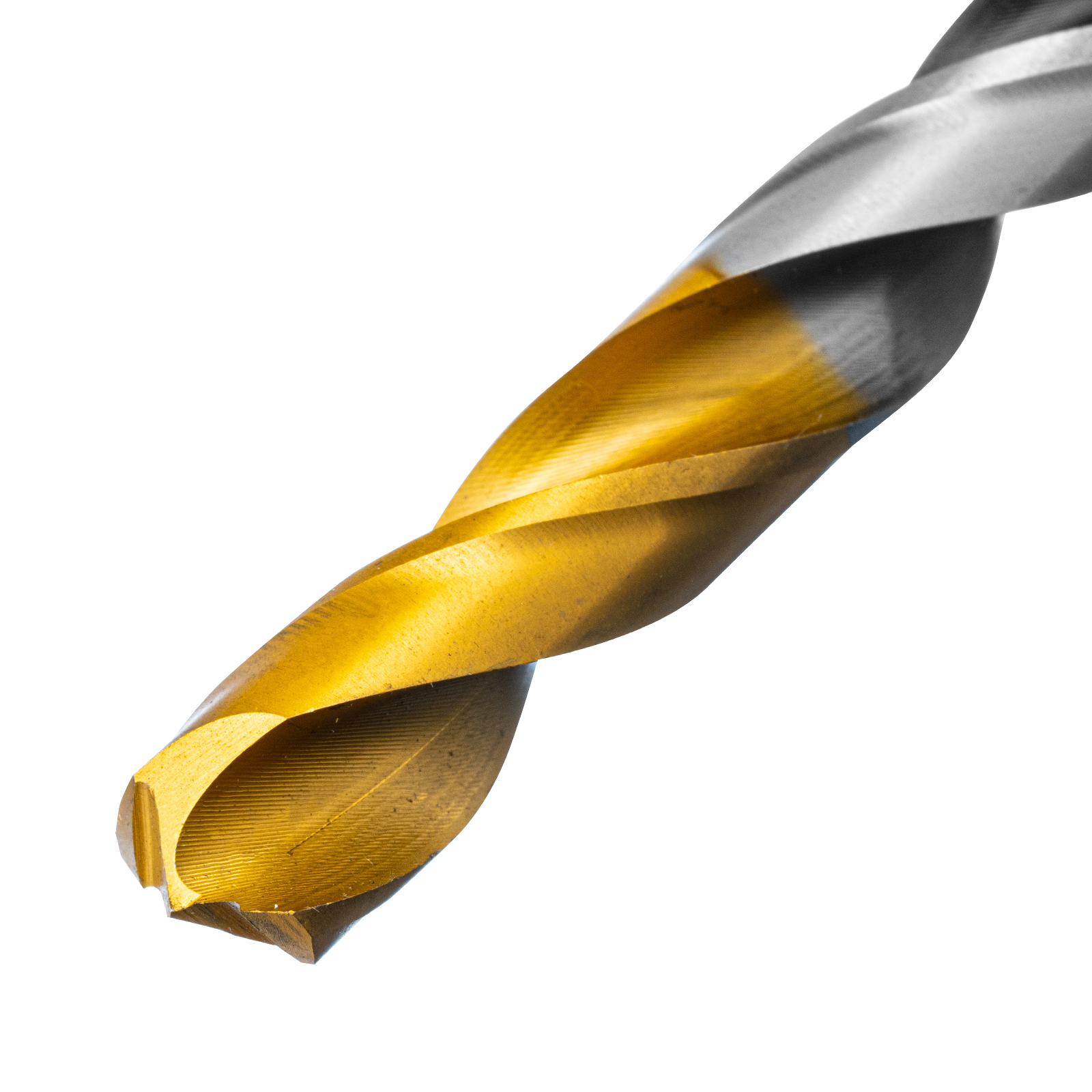 Сверло спиральное по металлу 10 x 133мм, Р6М5, Golden Tip, многогранная заточка Denzel