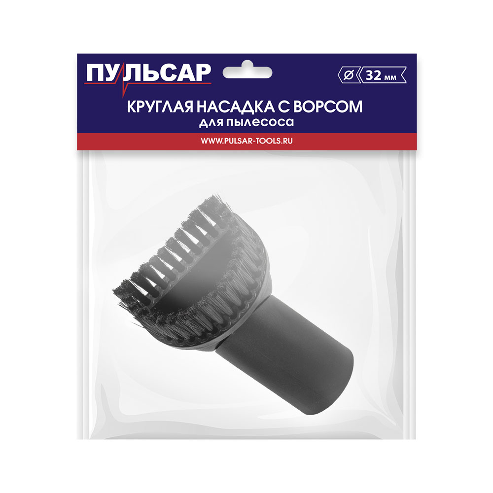 Насадка для пылесоса ПУЛЬСАР полукруглая Ø 32мм, шт