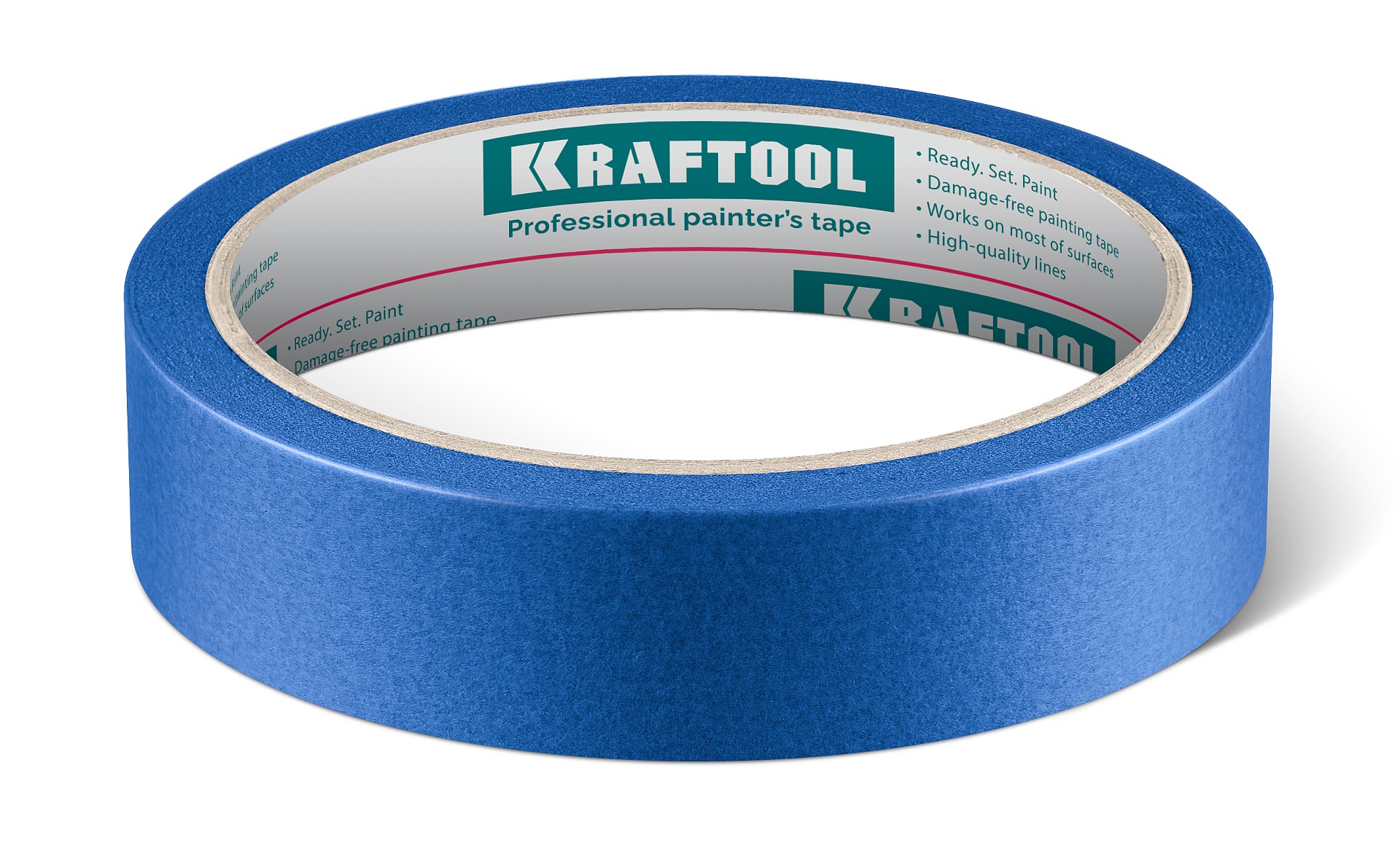 KRAFTOOL #100 Perfect 25 мм х 30 м, для гладких и шероховатых поверхностей, малярная лента (12101-25)