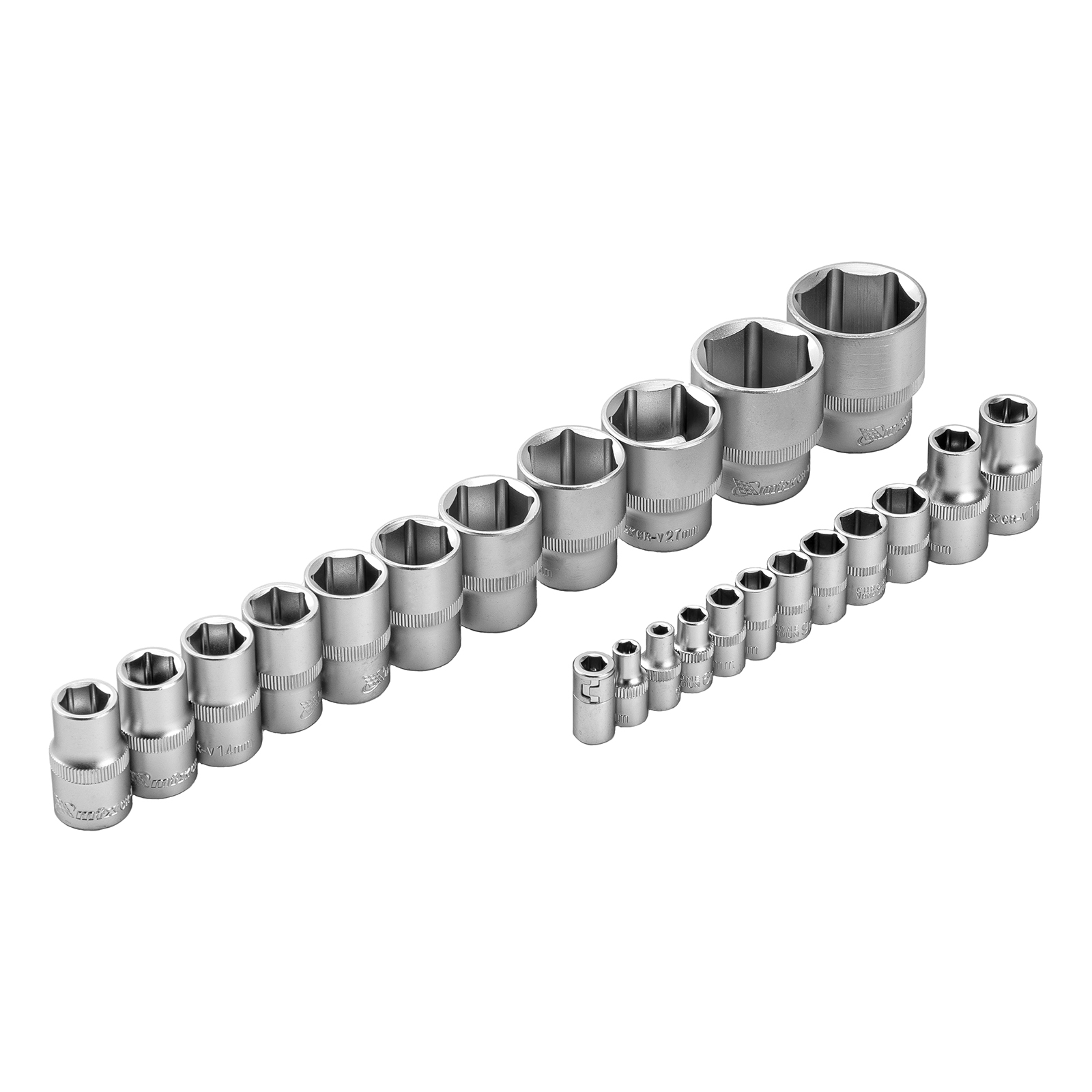 Набор инструментов 89 предметов, CrV 1/2", 1/4" MTX