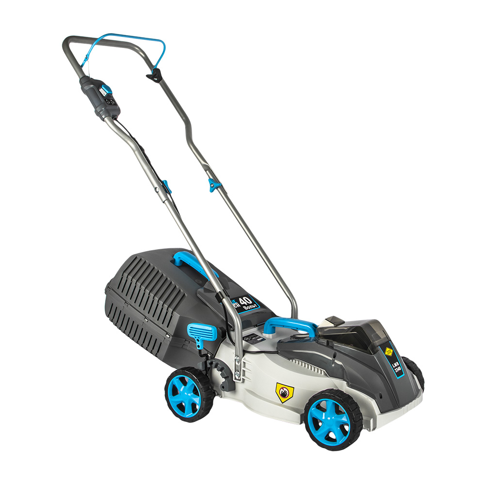 Газонокосилка аккумуляторная DDE  BlueTech LMB 3340 (33 см, 25 - 70 мм, сборник 40л, без ЗУ и АКБ), шт