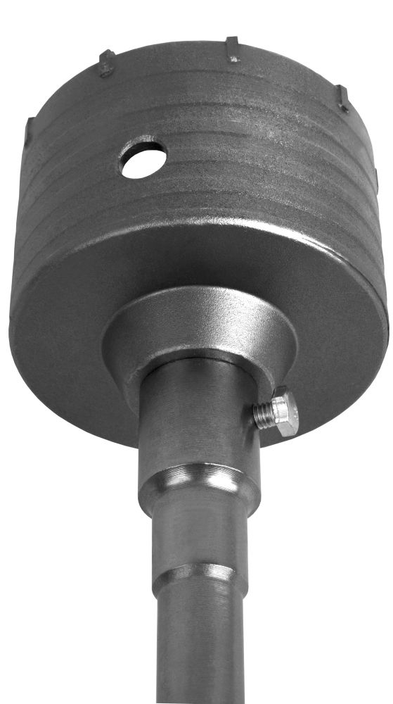 Коронка твердосплавная ПРАКТИКА SDS-Max ударная  90 мм (1шт.) клипса