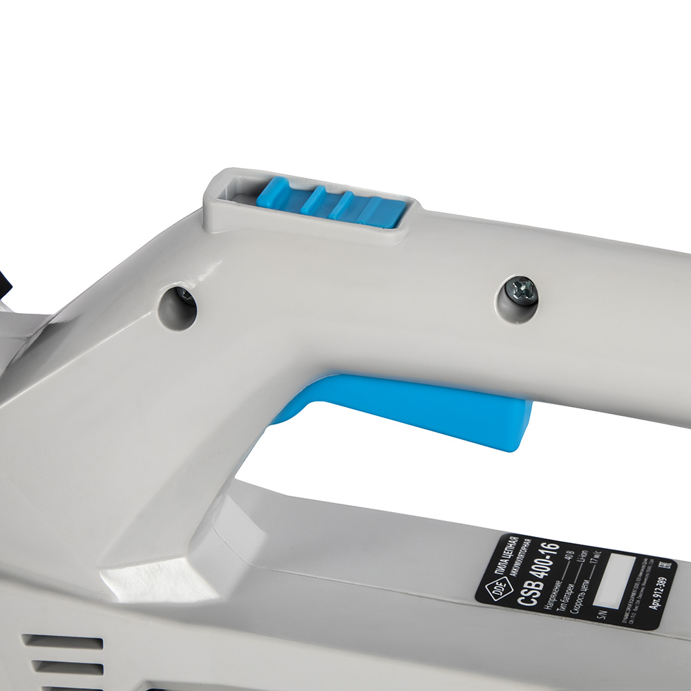 Пила аккумуляторная цепная DDE  BlueTech CSB 400-16 (40 см, 3/8" 56 1,1, 17 м/с, без ЗУ и АКБ), шт
