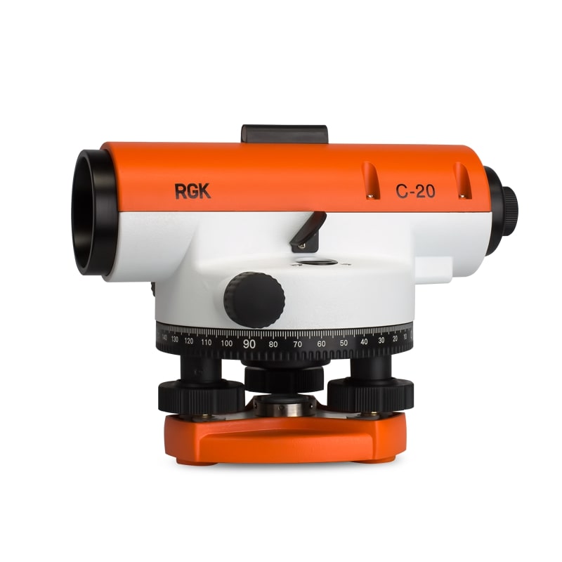 Комплект оптический нивелир RGK C-20 + штатив S6-N + рейка AMO S3