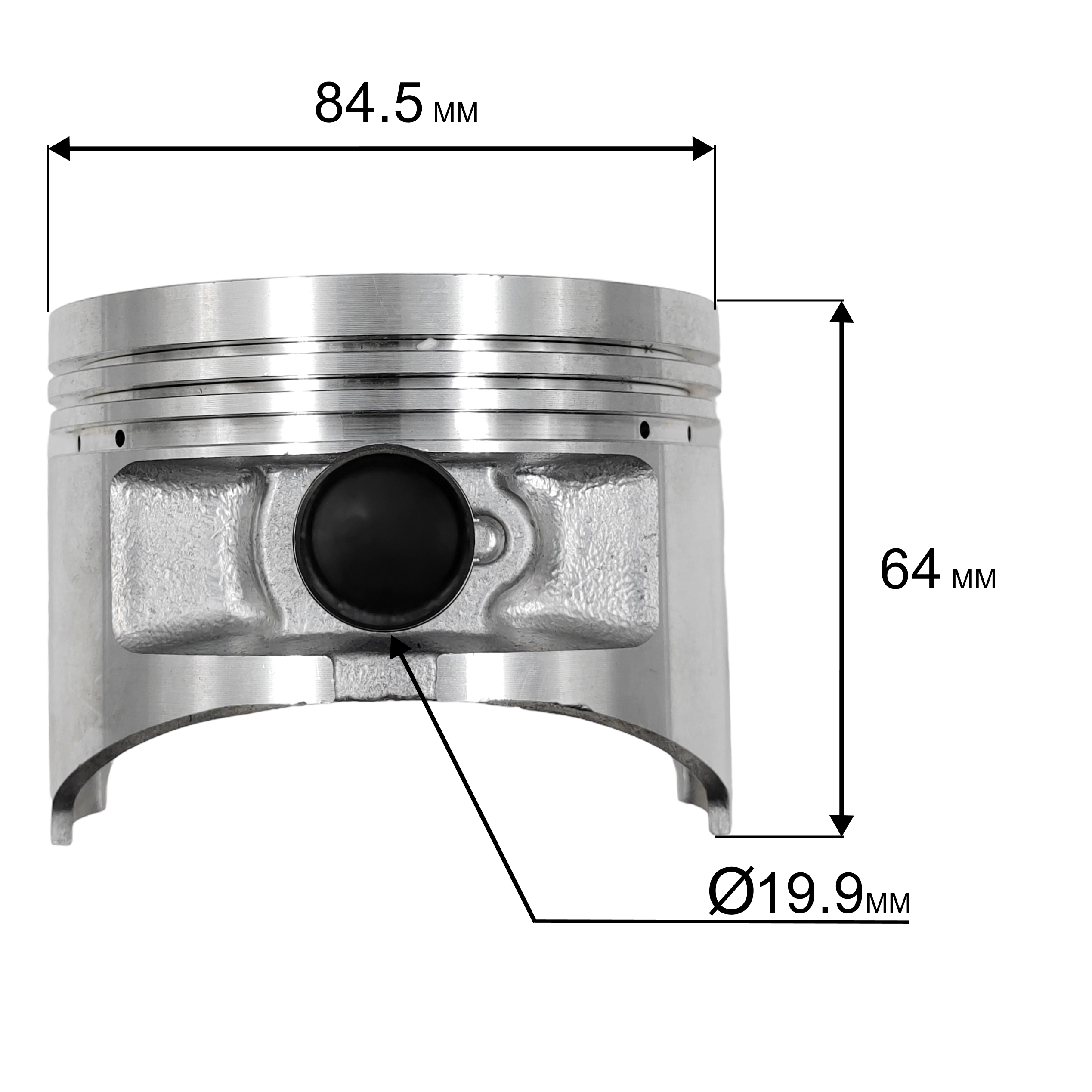 Поршень LONCIN Ø85×64мм LC185FDS, шт