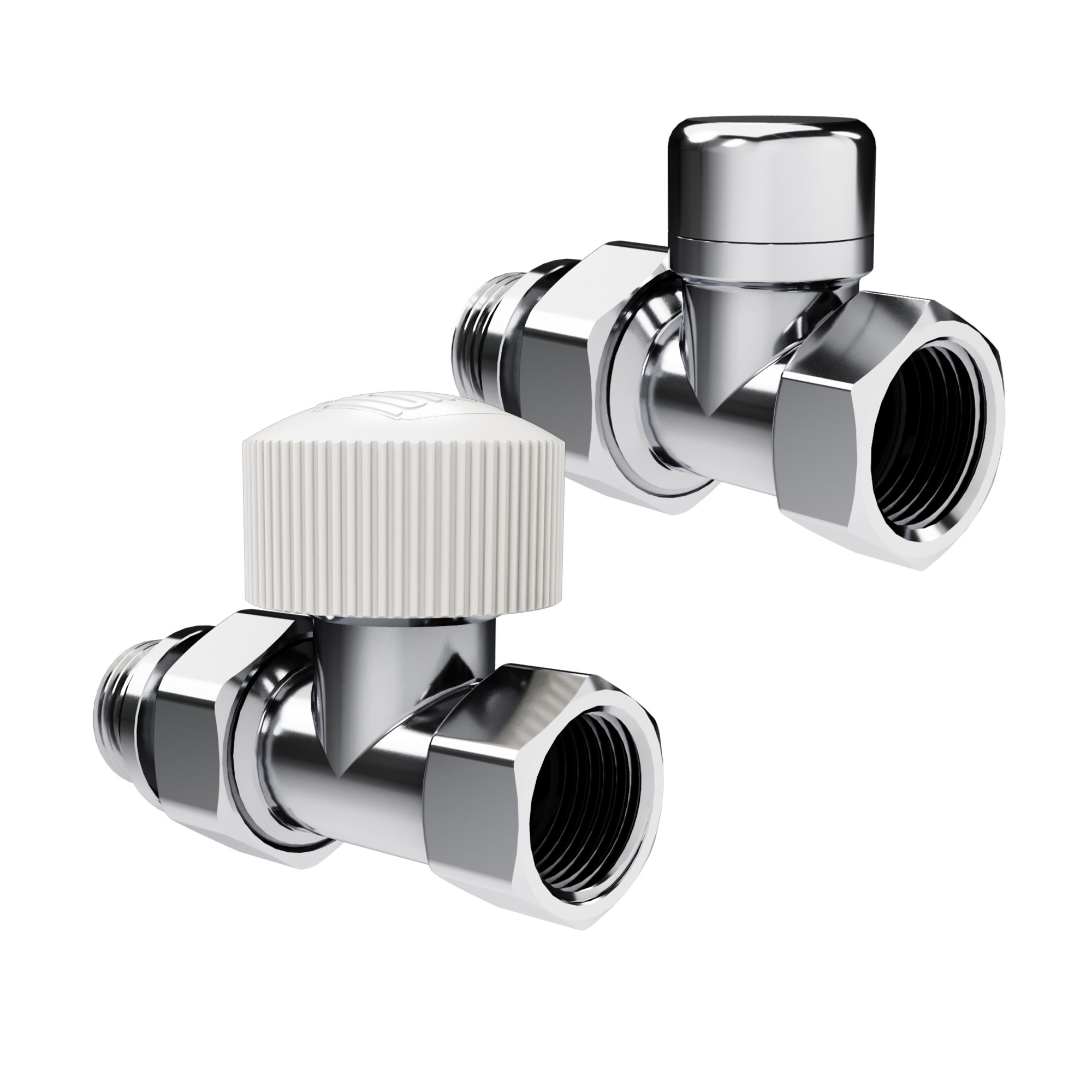 Набор термостатический прямой Royal Thermo Design 1/2"М30х1,5 (Хром)