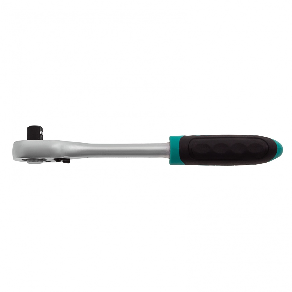 Ключ-трещотка 1/2", CrV, 72 зуба, с быстрым сбросом, матовый хром Stels