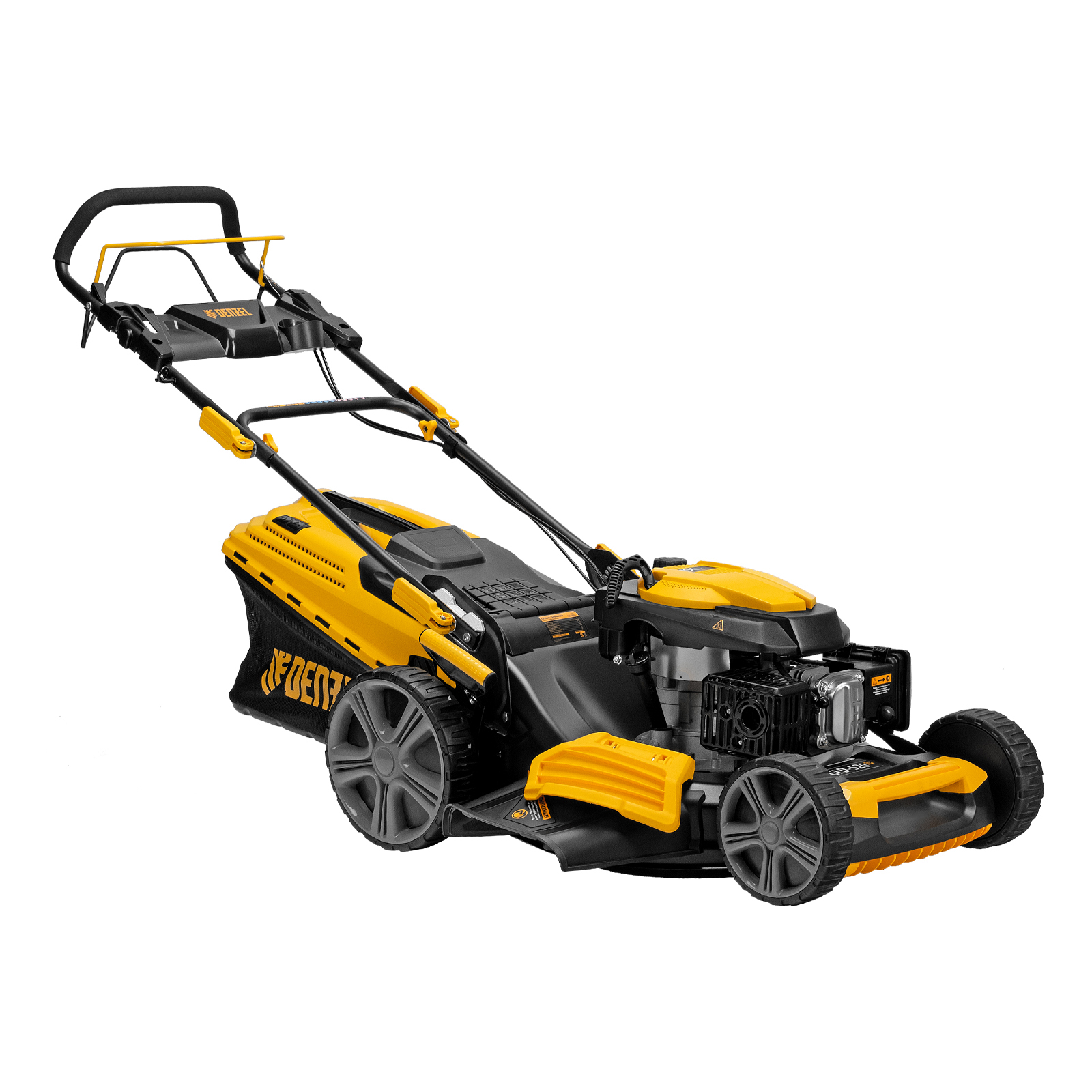 Газонокосилка бензиновая GLR-510SP-K, 180 см3, ширина 51 см, привод, травосборник 65 л  Denzel