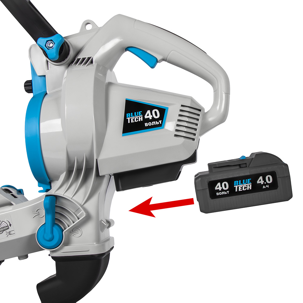 Воздуходув аккумуляторный DDE  BlueTech VBB 6040 S (600 м³/ч, 52 м/с, измельчитель, сборник, без ЗУ и АКБ), шт
