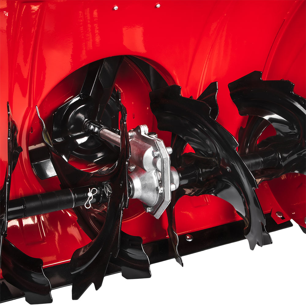 Снегоуборщик бензиновый DDE ST9070LE (двиг Loncin 9 л.с. захват 28" 6 вперёд/2 назад 14" колёса, эл, шт