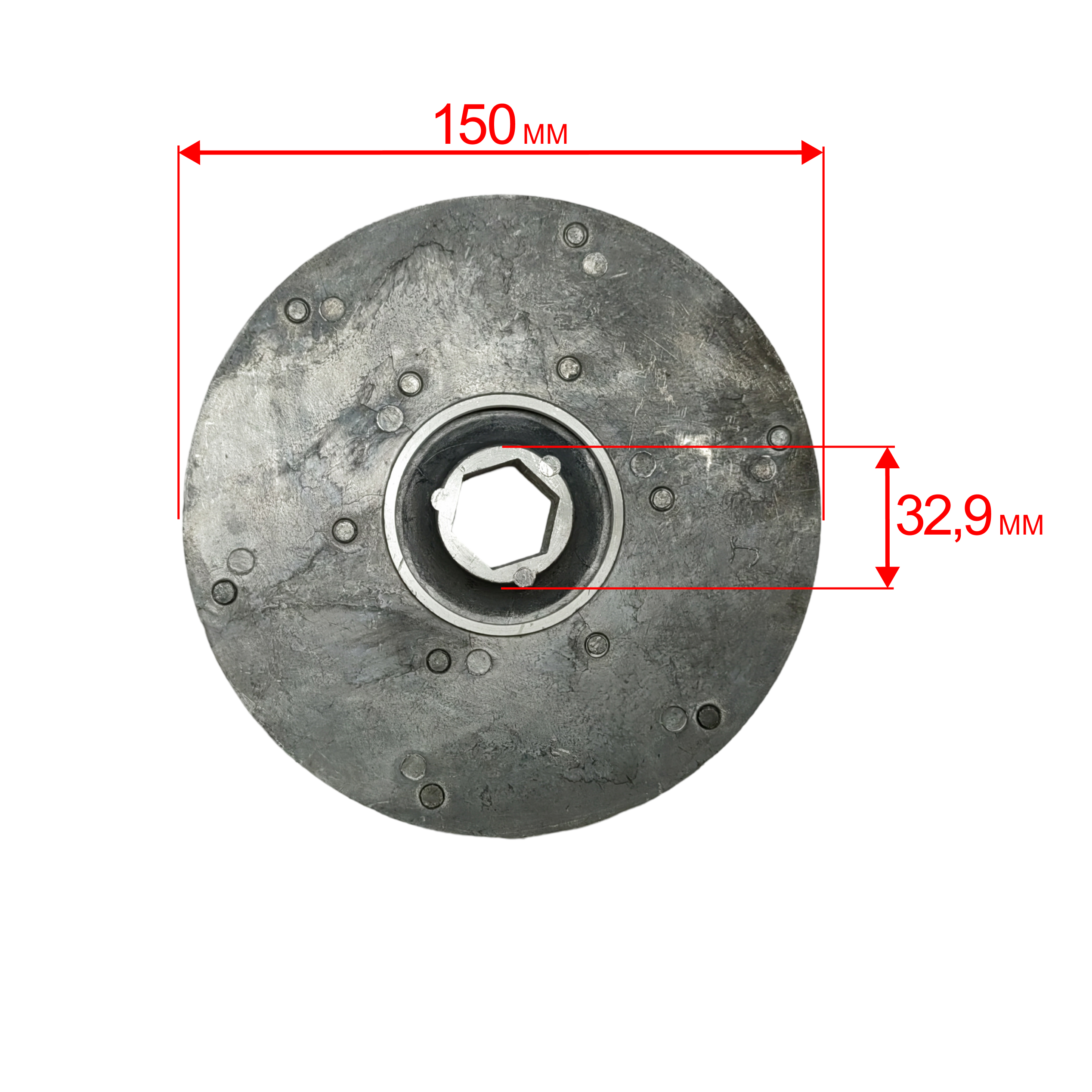 Крыльчатка помпы DDE PH50-80 №1, шт