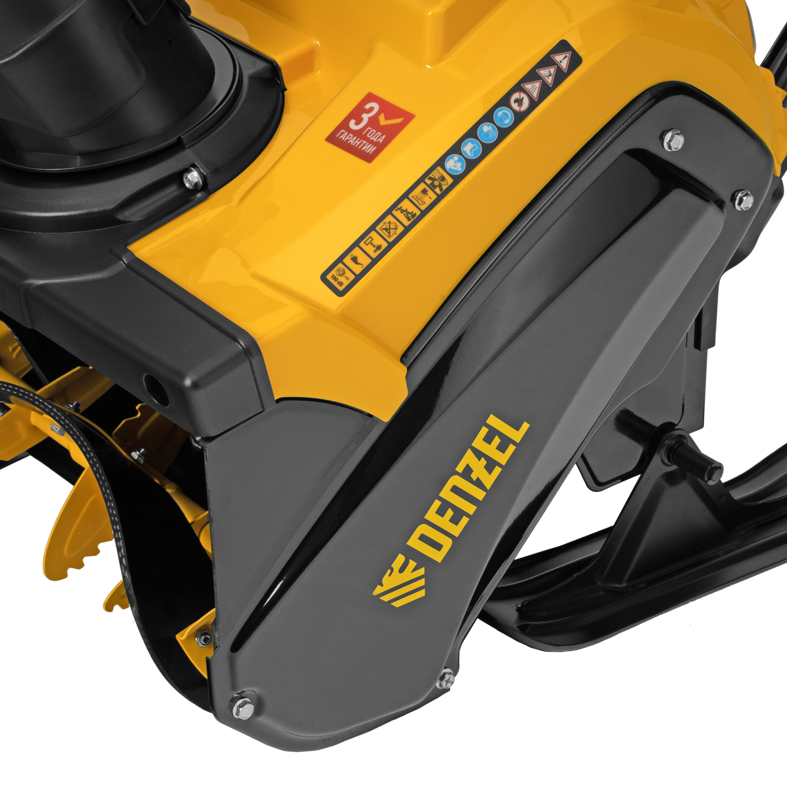 Бензиновая снегоуборочная машина SB 460 Sled, 99cc, лыжи ручной старт Denzel