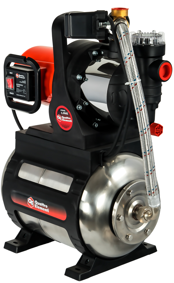 Насосная станция QUATTRO ELEMENTI Automatico 1301 FL Inox 910-249