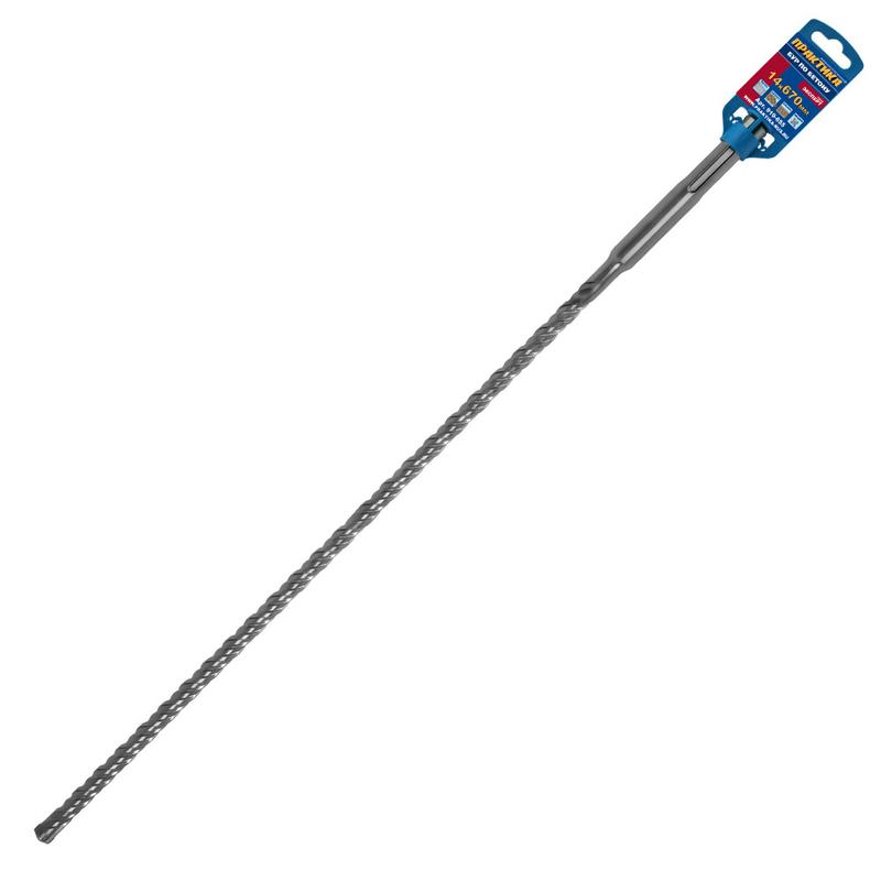 Бур SDS-MAX ПРАКТИКА  14 х 530/670мм, КВАДРО, серия Эксперт, по бетону