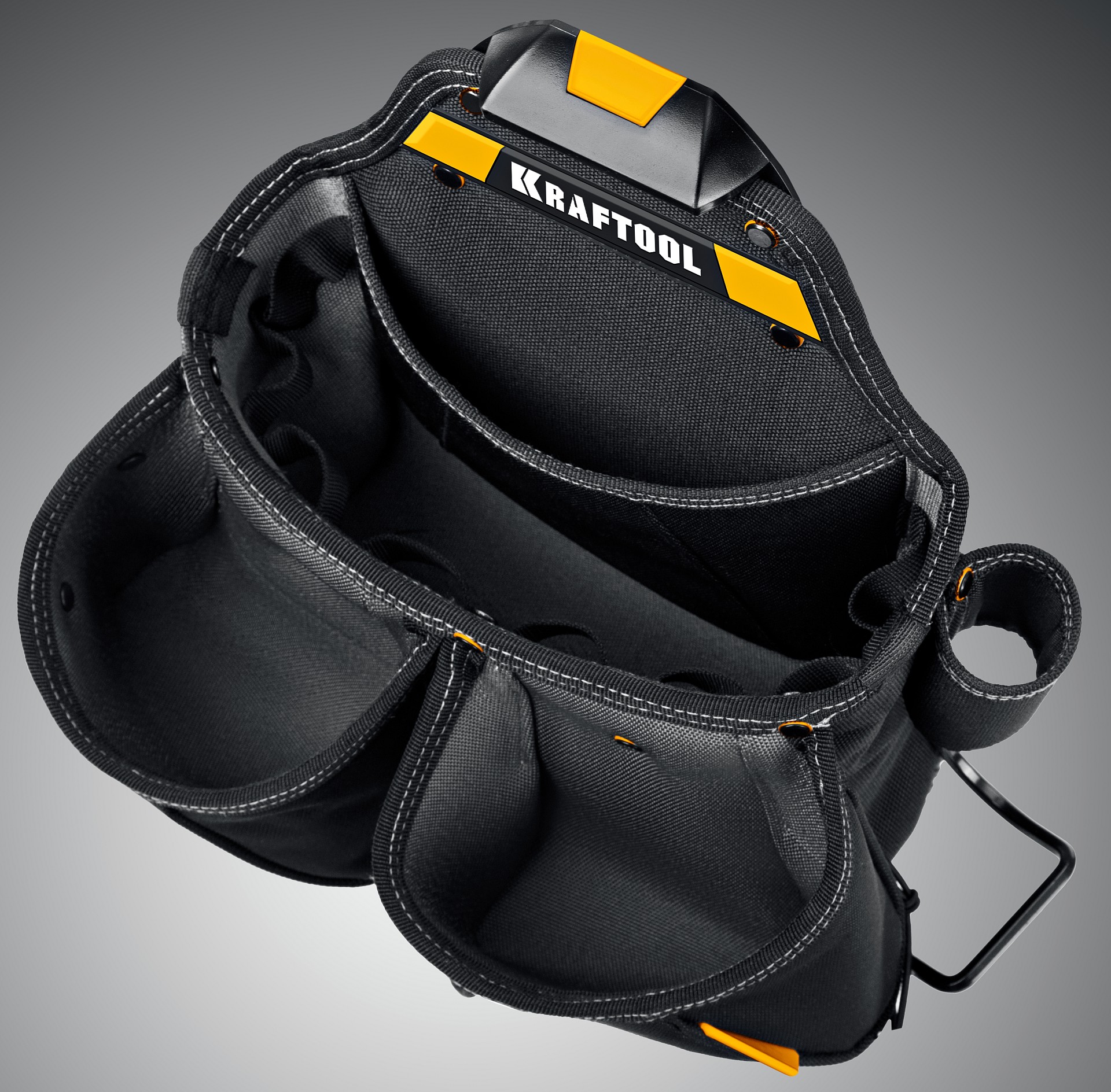 KRAFTOOL KP-15 поясная сумка с быстросъёмным креплением FastClip, 350 х 320 мм (38771)