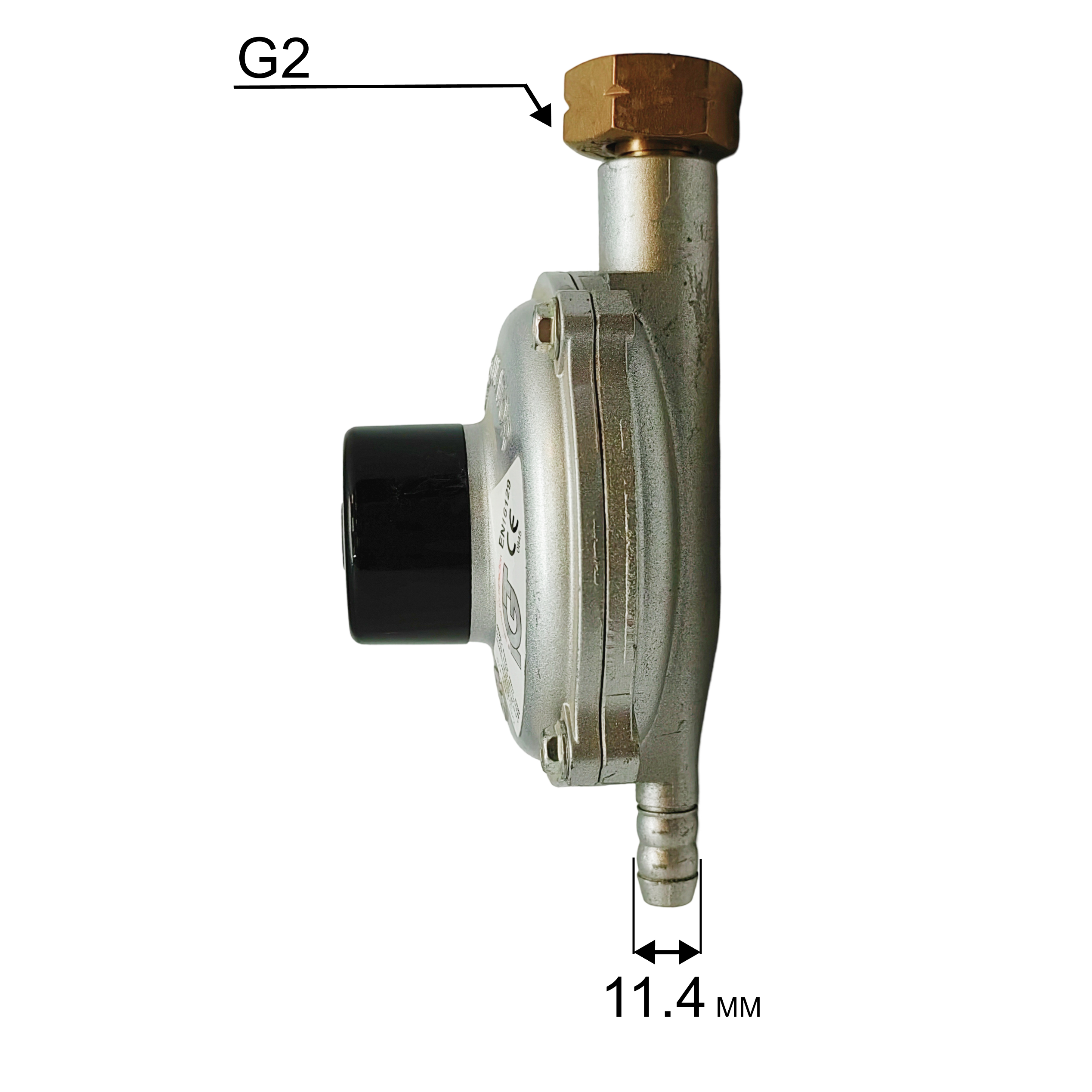 Редуктор газового балона QUATTRO ELEMENTI QE50GA (GTK-15030), шт