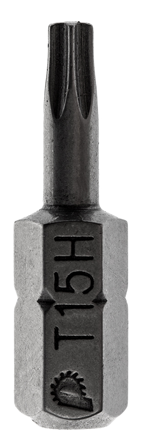 Бита отверточная ПРАКТИКА  "Профи"   Torx Tamper-15 х 25мм  (2шт), блистер