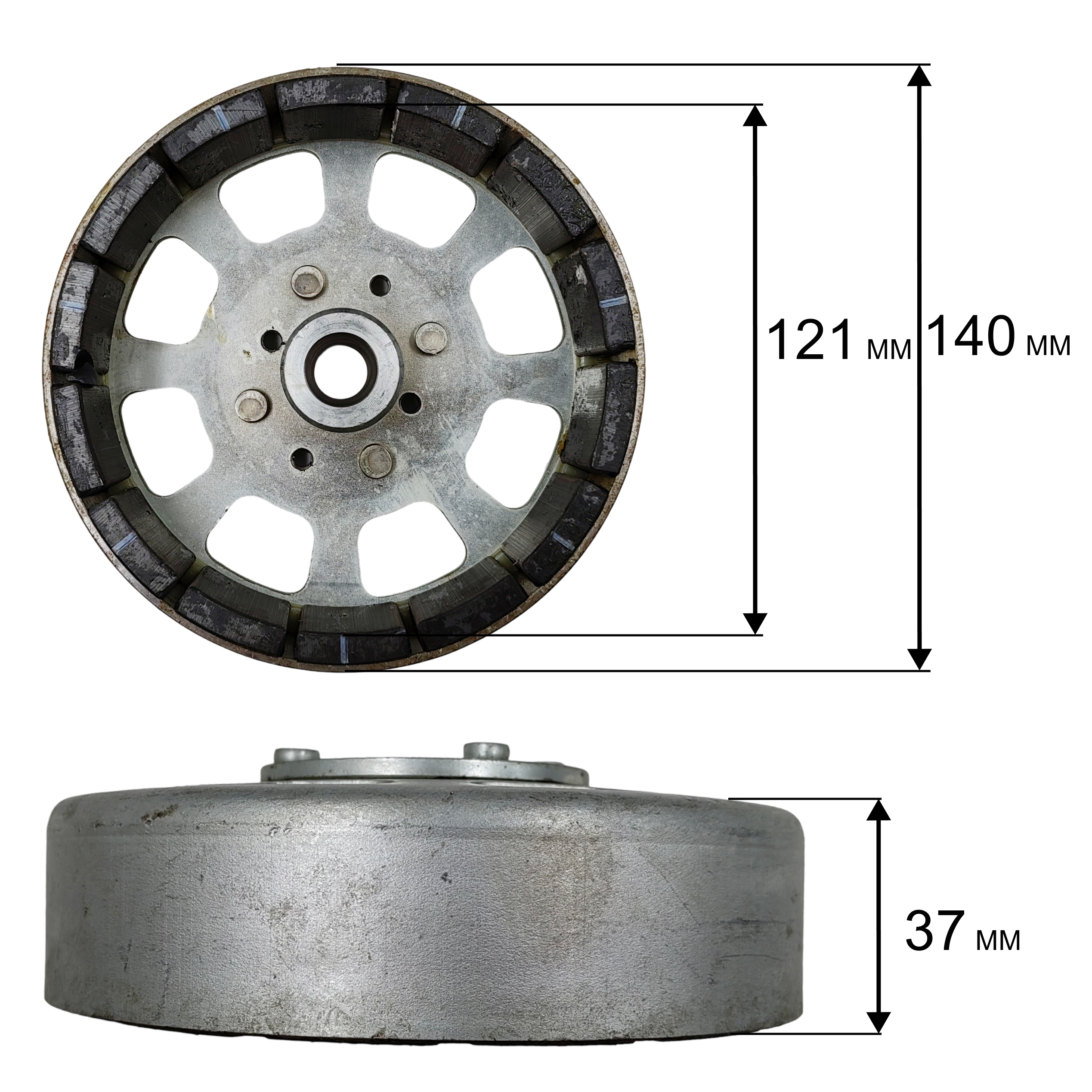 Якорь DDE (ротор) DPG2101i со стороны глушителя-левый , шт