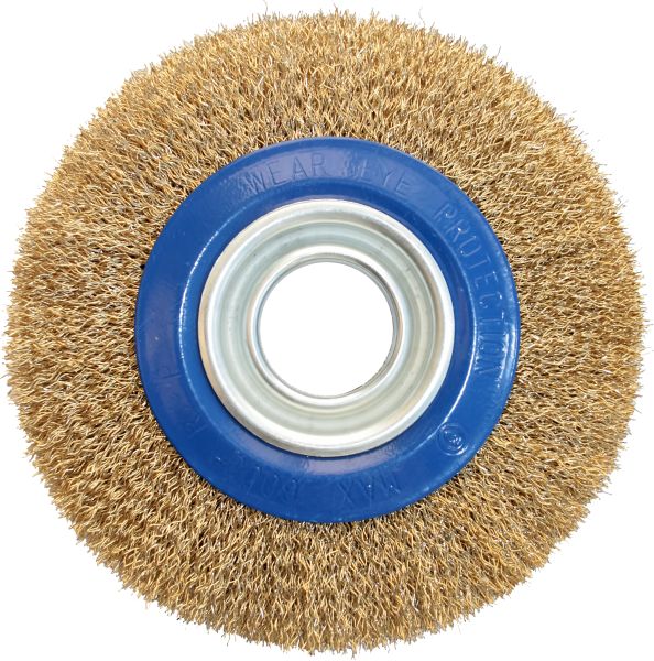 Кордщетка для точил ПРАКТИКА 150 мм мягкая, переходники 1/2", 5/8", 3/4", 7/8", 1"