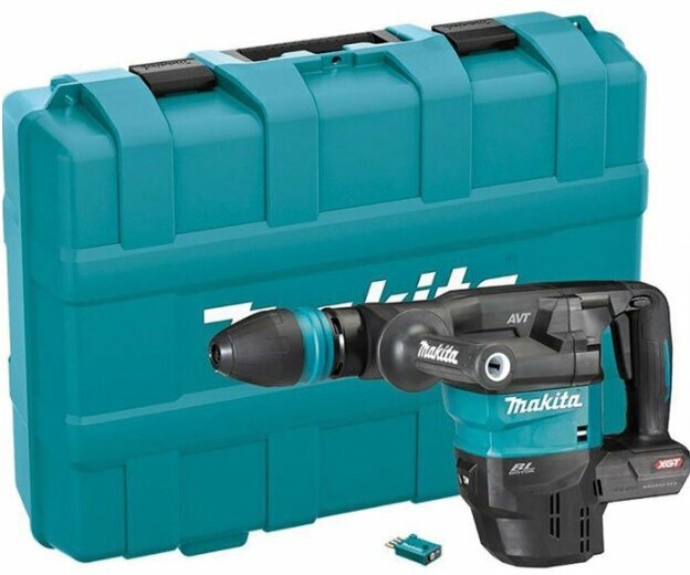Отбойный молоток аккумуляторный MAKITA HM001GZ02 XGT 40В BL,9.4Дж,,6.3кг,AWS,AVT,Soft no load,XPT,без аккум.и з/у., шт