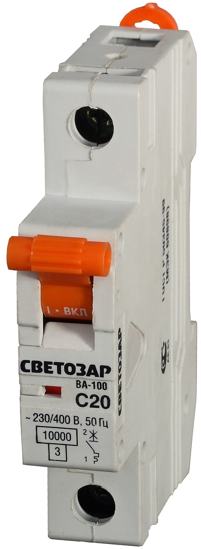 СВЕТОЗАР ВА-100П, 1P, 25А, C, 10кА, автоматический выключатель, Премиум (SV-49031-26-C)