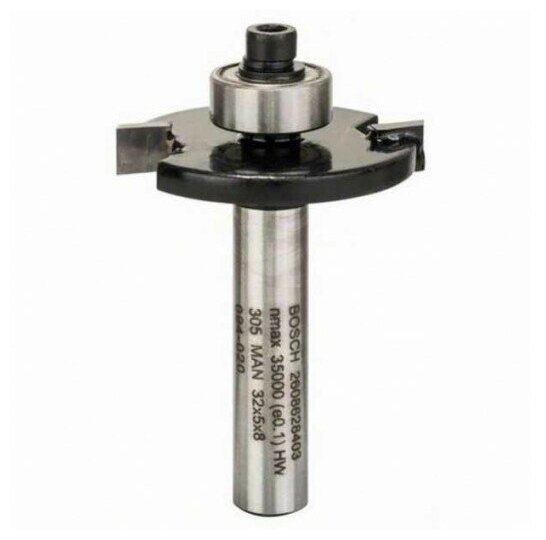 Фреза для фрезерных машин пазовая дисковая BOSCH 32/5/8 мм (1 шт.) коробка (2608628403), шт