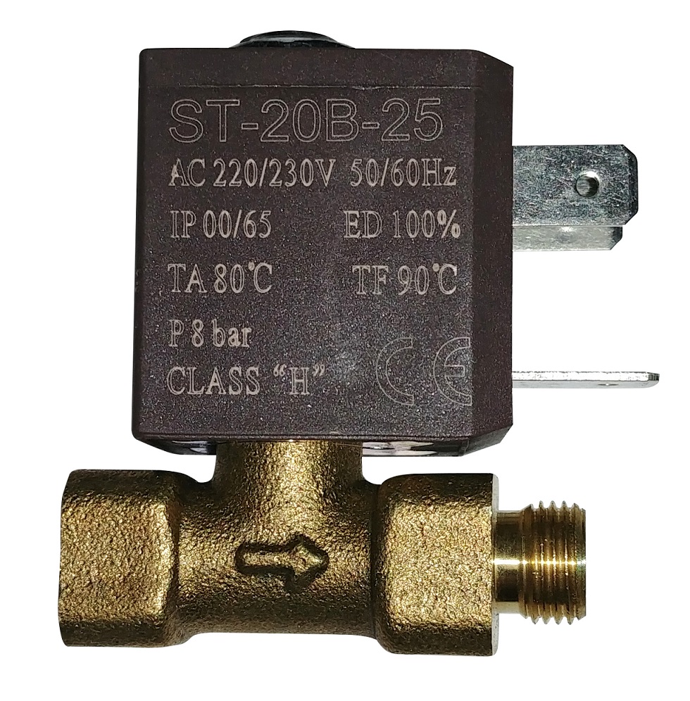 Клапан электромагнитный UNITED PARTS для газовых пушек, 220В, 8bar (ST-20B-25), шт