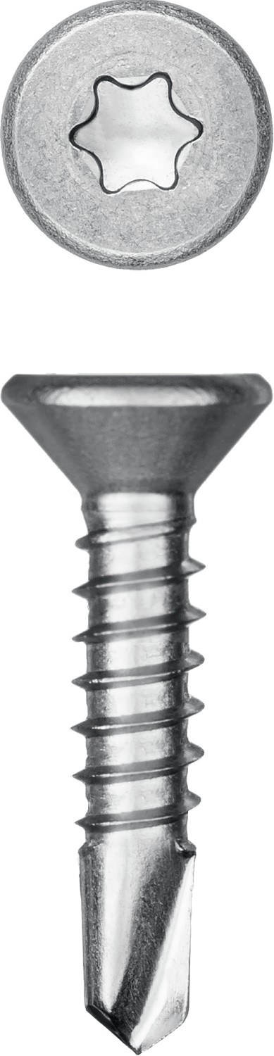 KRAFTOOL DS-C, 16 х 3.9 мм, А2, сверло, потайная головка, ТХ15, 1000 шт, саморез нержавеющий (300932-39-016)