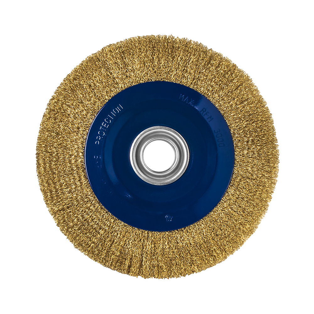 Кордщетка для точил ПРАКТИКА 250 мм мягкая, переходники 1/2", 5/8", 3/4", 7/8", 1"