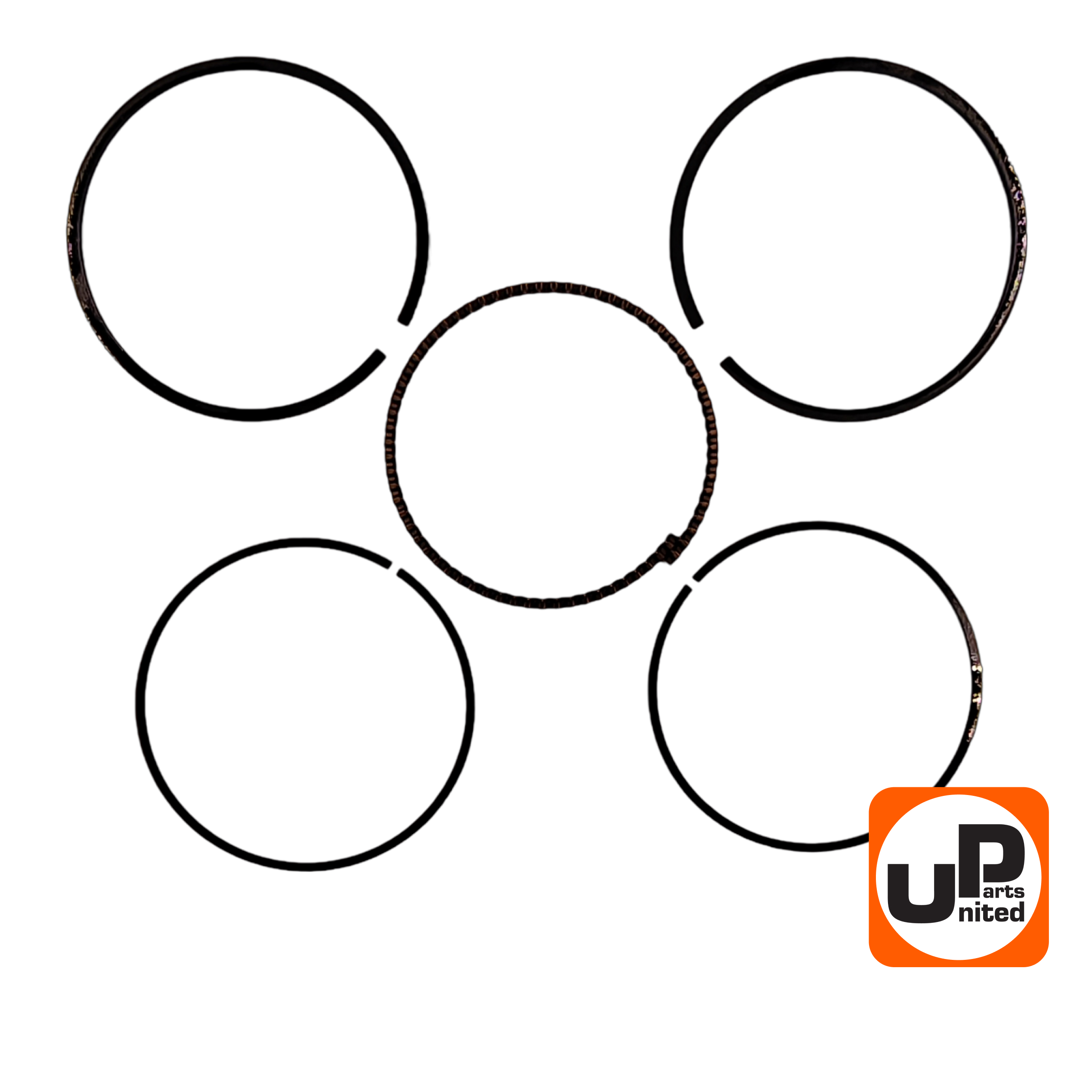 Кольцо поршневое UNITED PARTS Ø70×1,5 мм 170F компл.  , шт