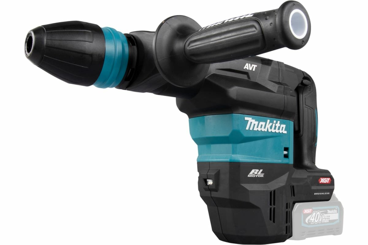 Отбойный молоток аккумуляторный MAKITA HM001GZ02 XGT 40В BL,9.4Дж,,6.3кг,AWS,AVT,Soft no load,XPT,без аккум.и з/у., шт