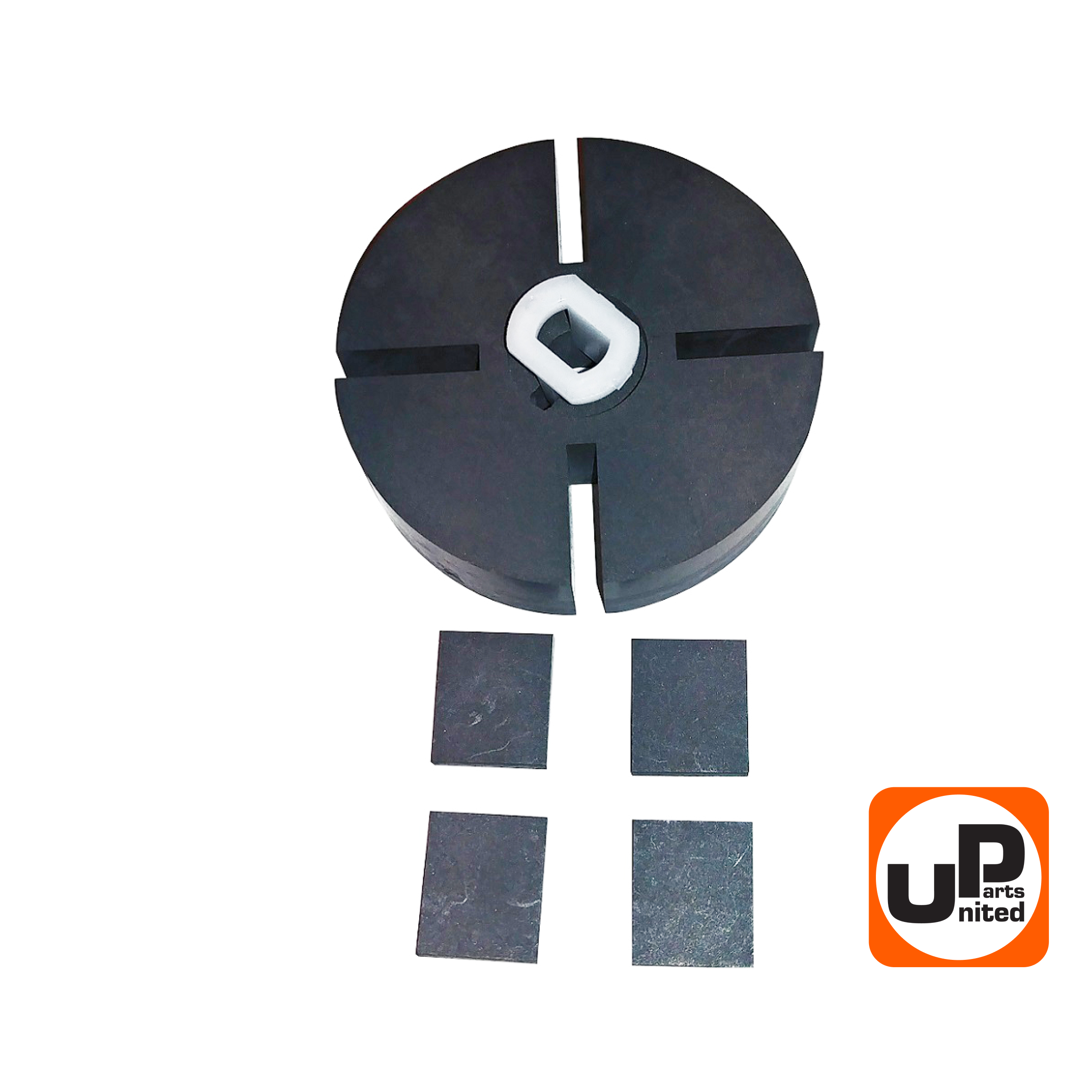 Ротор насоса в сборе UNITED PARTS для дизельных пушек 15-50кВт, Ø53,8×12,7мм (TK8-000-027, Корея), шт