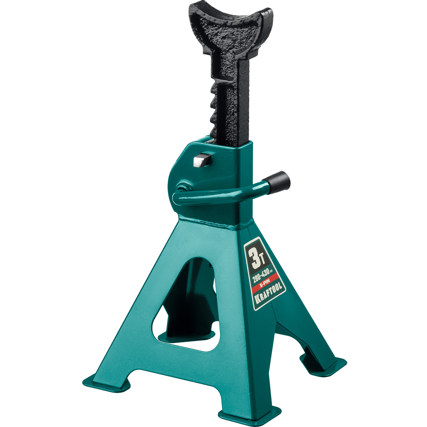 KRAFTOOL S-PIN, 3 т, 290 - 430 мм, усиленная страховочная подставка со штифтом (43465-3)