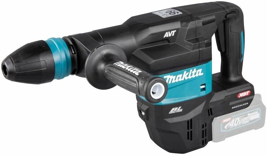 Отбойный молоток аккумуляторный MAKITA HM001GZ02 XGT 40В BL,9.4Дж,,6.3кг,AWS,AVT,Soft no load,XPT,без аккум.и з/у., шт