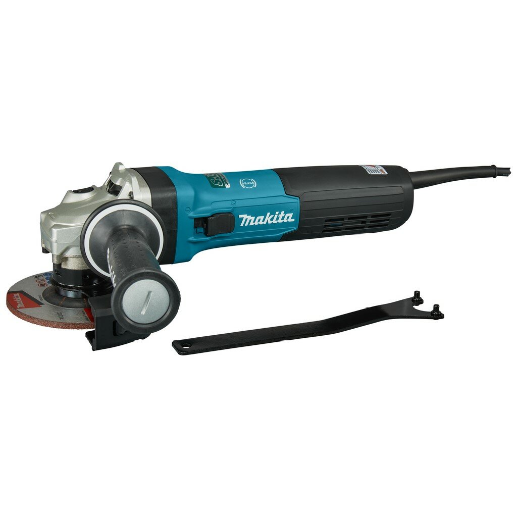 Шлифмашина угловая MAKITA GA5091X01 (125мм, 1900Вт, 2800-11500об, SJSII, AFT, тормоз, защ. от непр. пуска), шт