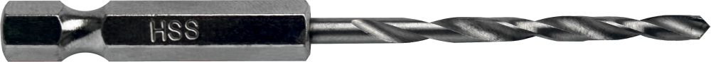 Сверло по металлу HEX 1/4" ПРАКТИКА   Р6М5 2,0 х 69 мм (1шт.) блистер